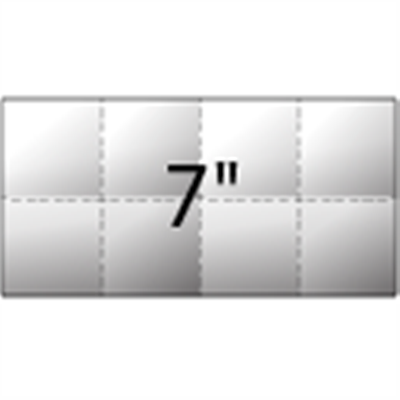 7in 6 Panels = 12 Printed Pages Poster Folder